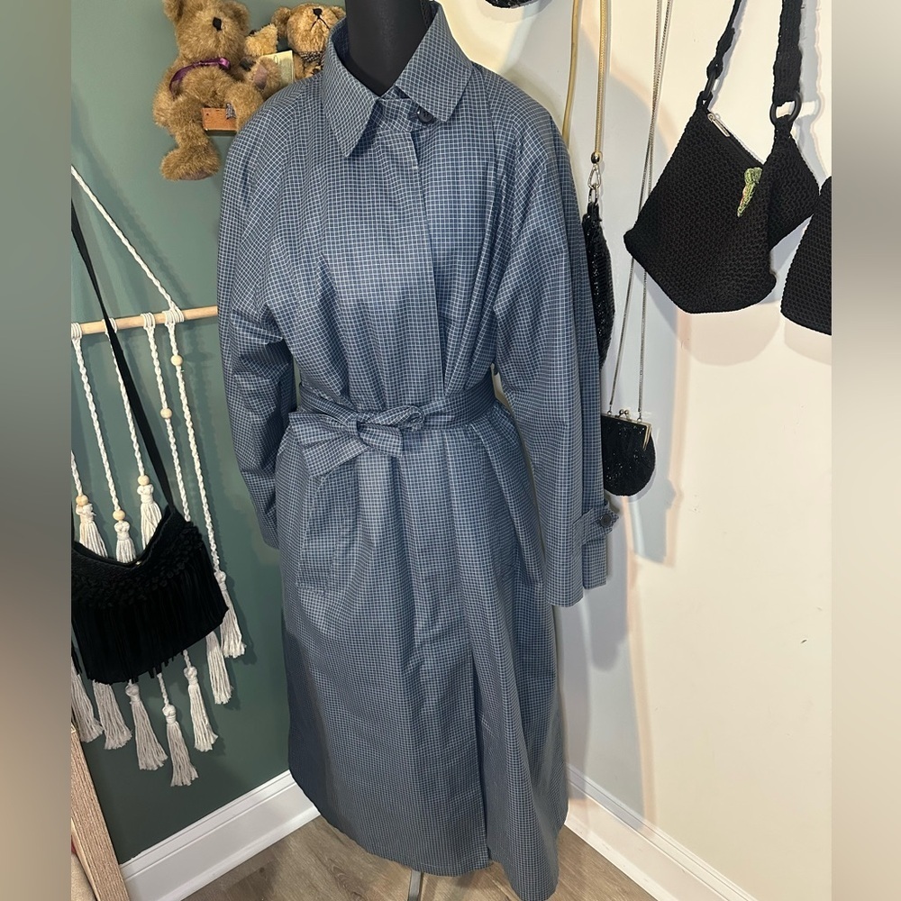 Vintage London Fog Trench Coat Women’s 12 Reg Removable Liner Made in USA